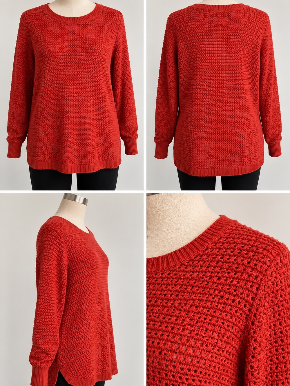 Max Studio Textured Knit Sweater – Size XL